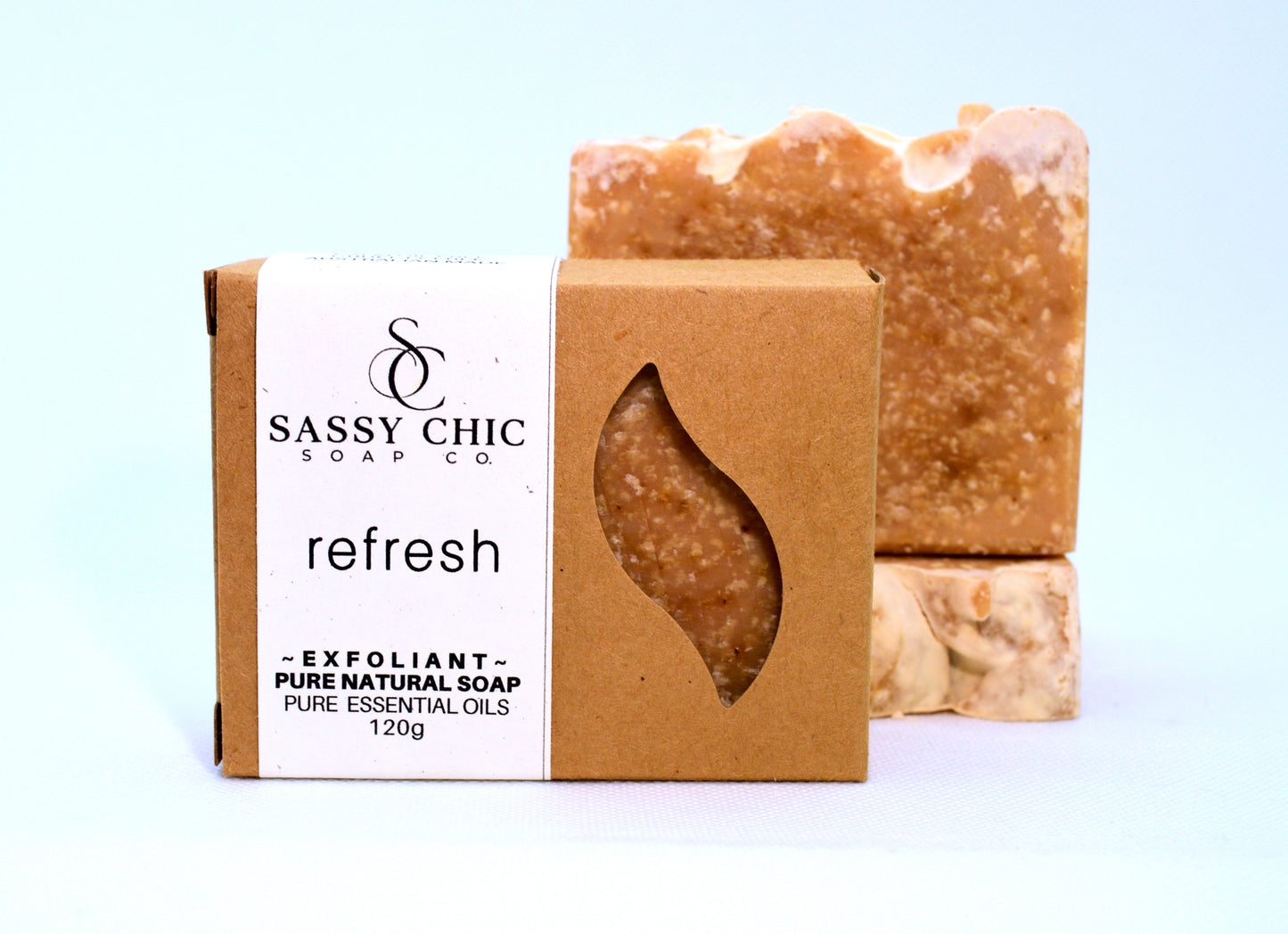 Refresh Botanicals and Sea Salt Exfoliant Natural Soap